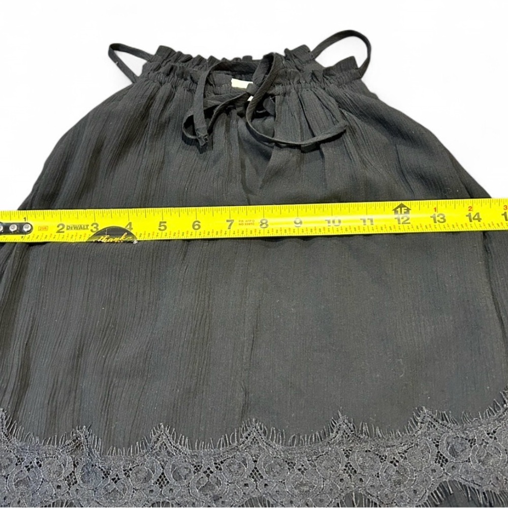 Do+Be Elegant Black Ruffled Top - image 5